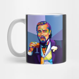 Laughing Leonardo Dicaprio Meme Pop Art Mug